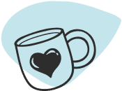 Childcare in Warrington & Northwich, Cheshire heart cup